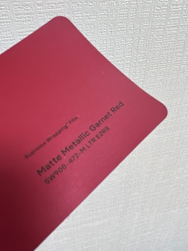 [Avery]무광 갈넷 레드 메탈릭 /  Matte Metallic Garnet Red. / SW900-472-M